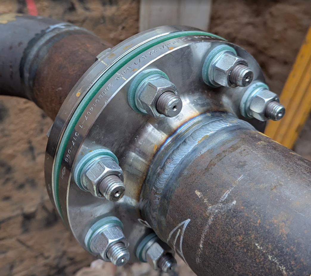 Isolierflansch Anwendung für Fernwärme